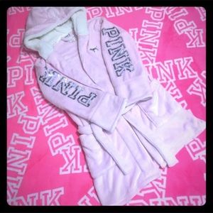 Pink Bling Sherpa Robe